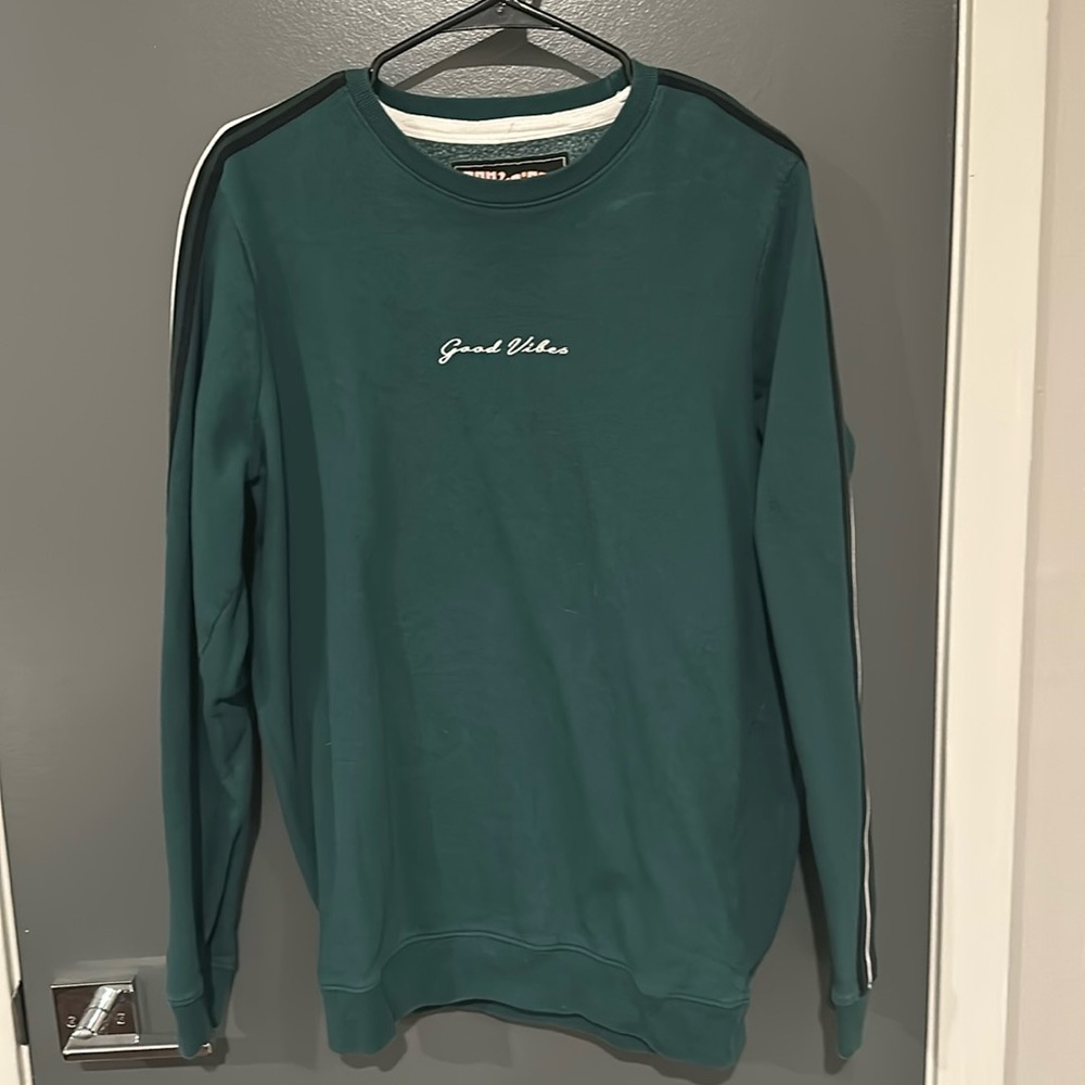 Green Good Vibes Sweatshirt